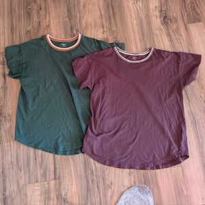 Set Of Madewell Whisper Crewneck Tees